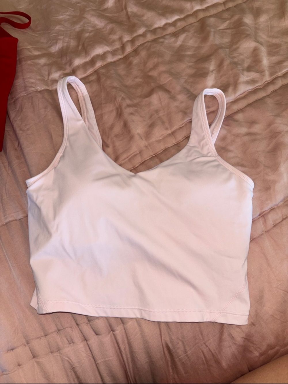 Light pink Cropped Tank Top